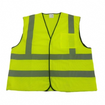 Class 2 Hi-Viz Lime Green Safety Vests