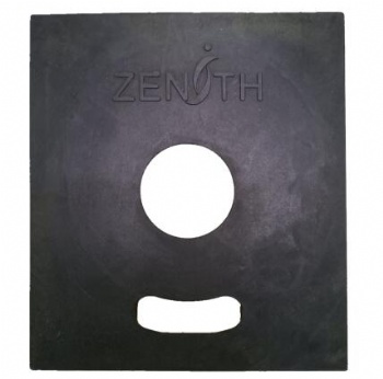  10lb rubber Zenith square delineator  base with handle	